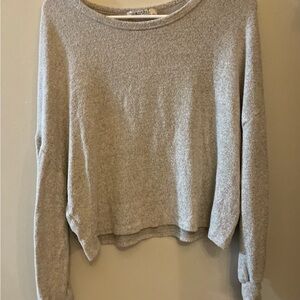Flying Tomato Gray Crew Neck Sweater